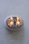 Sea Shell Earrings - 18k Yellow Gold