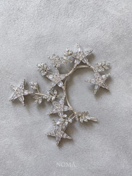 Night Sky Earpiece - White Gold (Right)