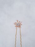 Round Shine Hairpin Set - Gold (6 pcs)