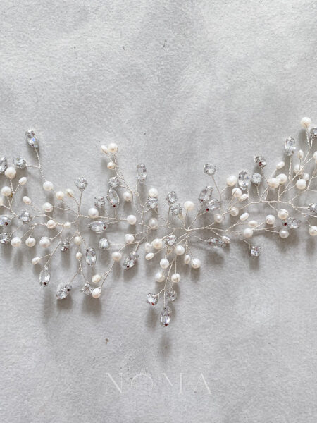 Entangled Hairvine - White Silver