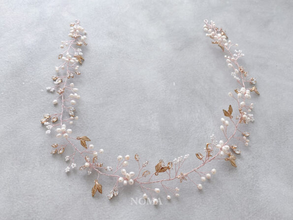 ACC-201900194-Tiny-Petals-Garden-Extra-Long-Hairvine-Rose-Gold