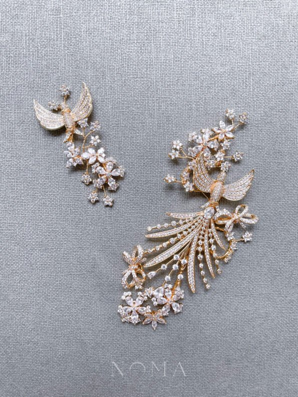 ACC-202000064-Birds-in-the-Garden-Side-Hairvine-SetBrooch-Gold-2-pcs