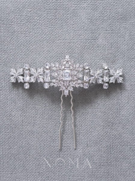Royal Art Starlite Hairpin - White Gold