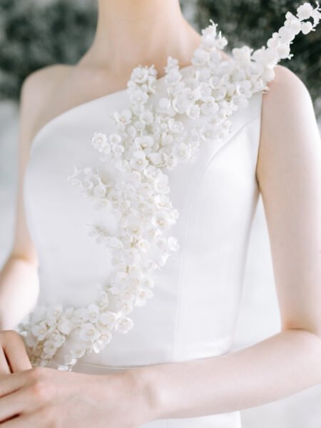 Clay Flower Full Body Accessories - Silver