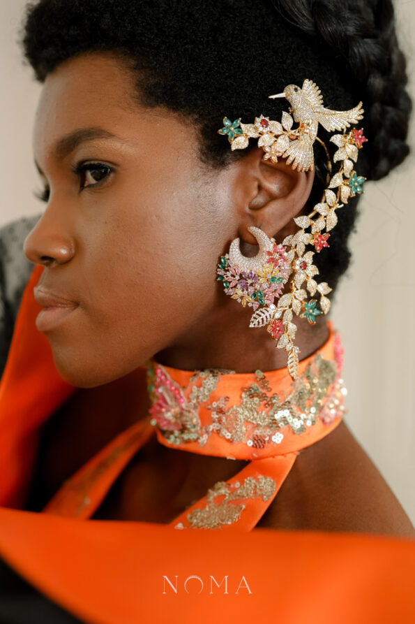 ACC-202200016-Bird-Treasure-Spring-Earcuff-Gold-Rainbow-Left-3