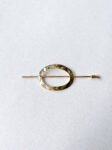 Oval Cuff and Hairpin Set - 18k Yellow Gold (2 pcs)