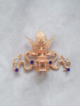 CHN-201900011-Phoenix-Dragon-Pagoda-Brooch-Gold-Navy