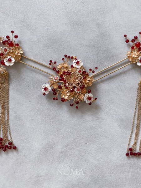 Jewel Shine Set - Gold, Ruby (3 pcs)