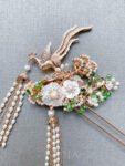 CHN-201900090-3D-Phoenix-Flower-Hairpin-Gold-Emerald