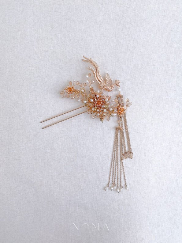 CHN-201900095-3D-Phoenix-Garden-Hairpin-Gold-Gold