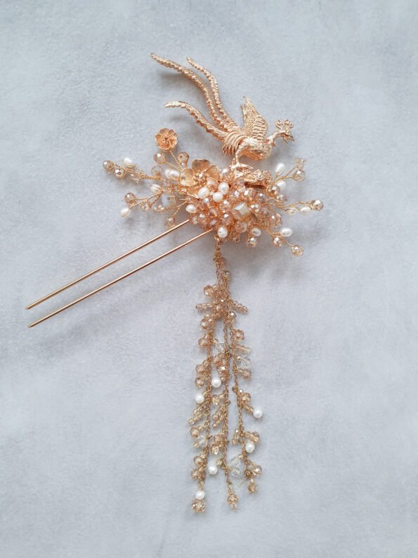 CHN-201900097-3D-Phoenix-Hairpin-Gold-Gold