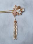 CHN-201900119-Crane-Flowers-Hairpin-Gold-Pink-Left