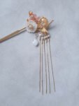 Singing Bird Hairpin - Gold
