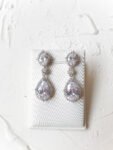 Kir Royale Earrings - Rhodium White Gold, White Diamond
