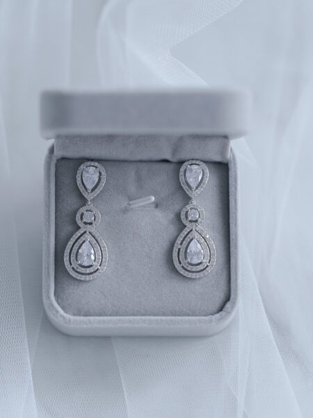 Pearception Earrings - Rhodium White Gold