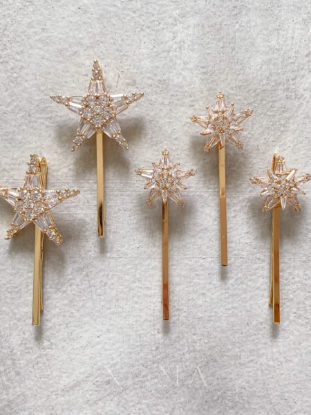 Twinkle Twinkle Pin Set - 18k Yellow Gold (5 pcs)