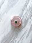 Vintage Oval Ring - 18k Rose Gold, Emerald