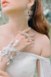 Middle Eastern Dream Earrings - Rhodium White Gold