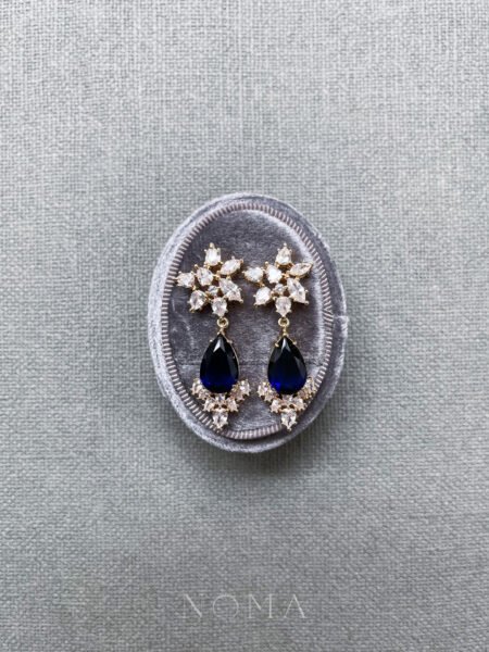 Paradise Earrings - 18k Yellow Gold, Sapphire