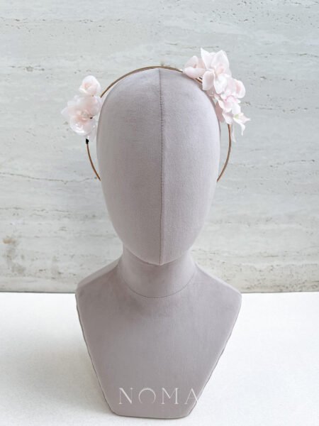 HS Blush Orchid Headband - Gold, Pink