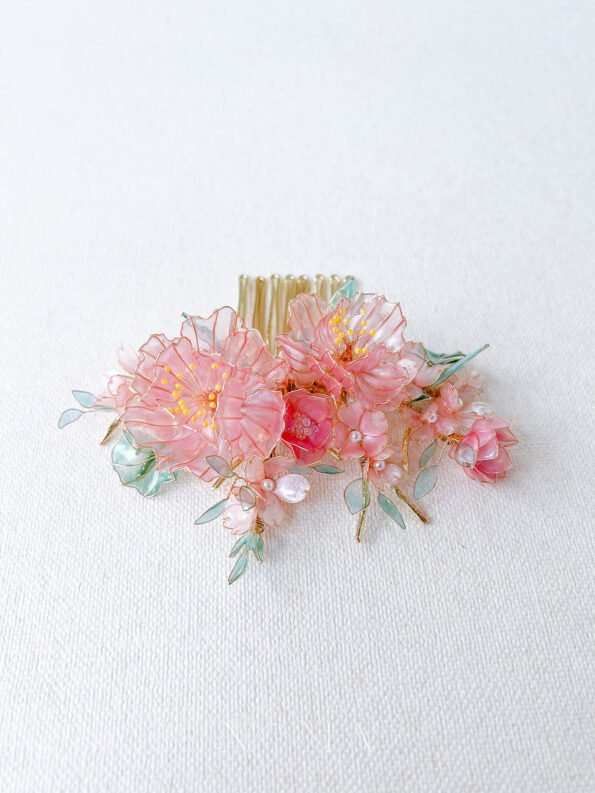 FLR-202200022-Scenery-Blushing-Blooms-Haircomb-18k-Yellow-Gold-Pink-5