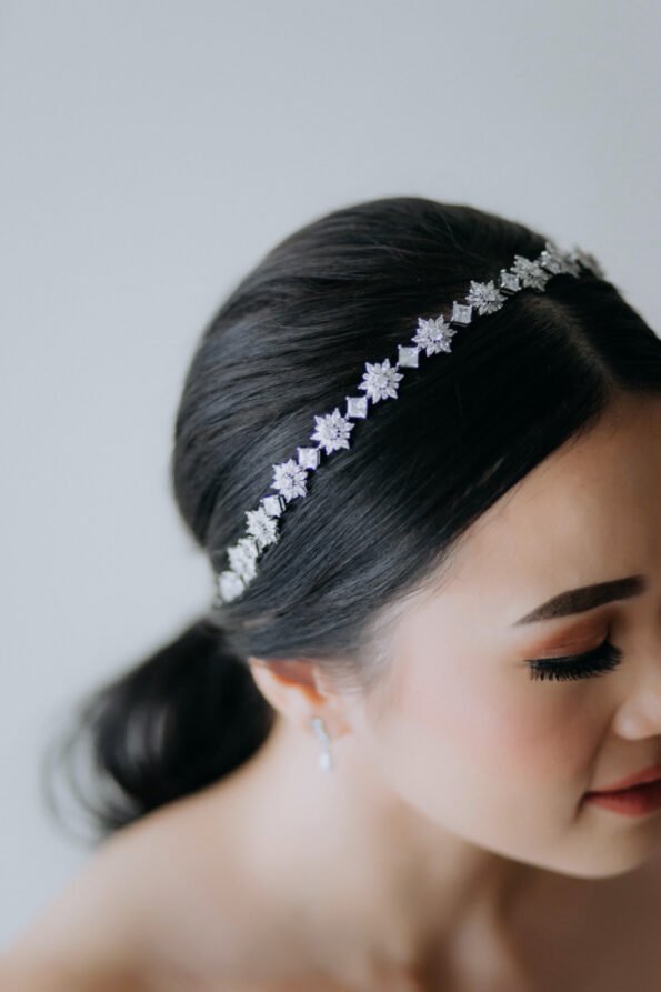 HBC-201900002-Floral-Arrangement-Square-Headband-Rhodium-White-Gold-1