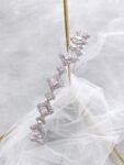 Modern Radiance Headband - Rhodium White Gold