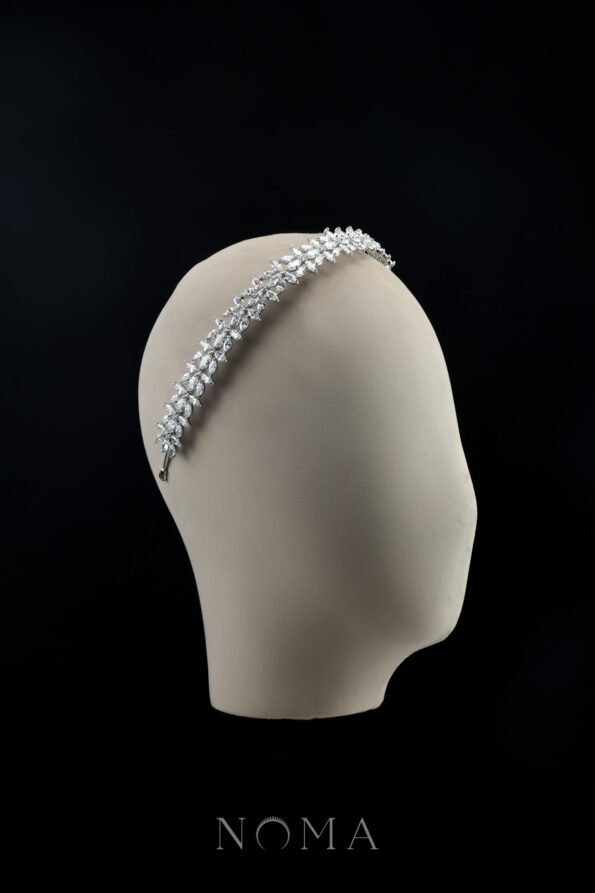 HBC-202100005-Arranged-Marquise-Headband-Rhodium-White-Gold