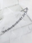 Tiny Snowflakes Princess Headband - Rhodium White Gold