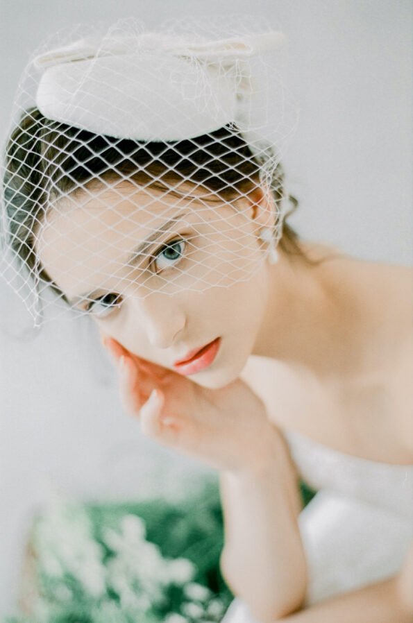 HMV-201900015-White-Velvet-Hat-with-Veil-White-1