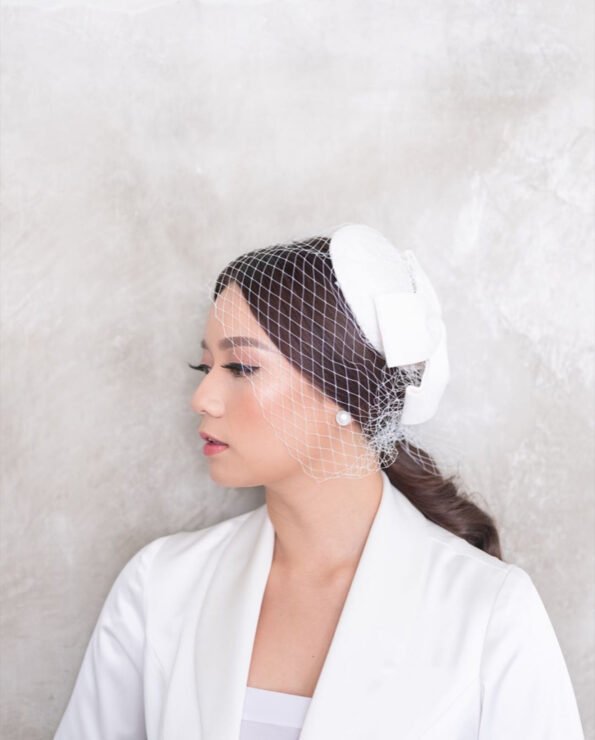 HMV-201900015-White-Velvet-Hat-with-Veil-White-7