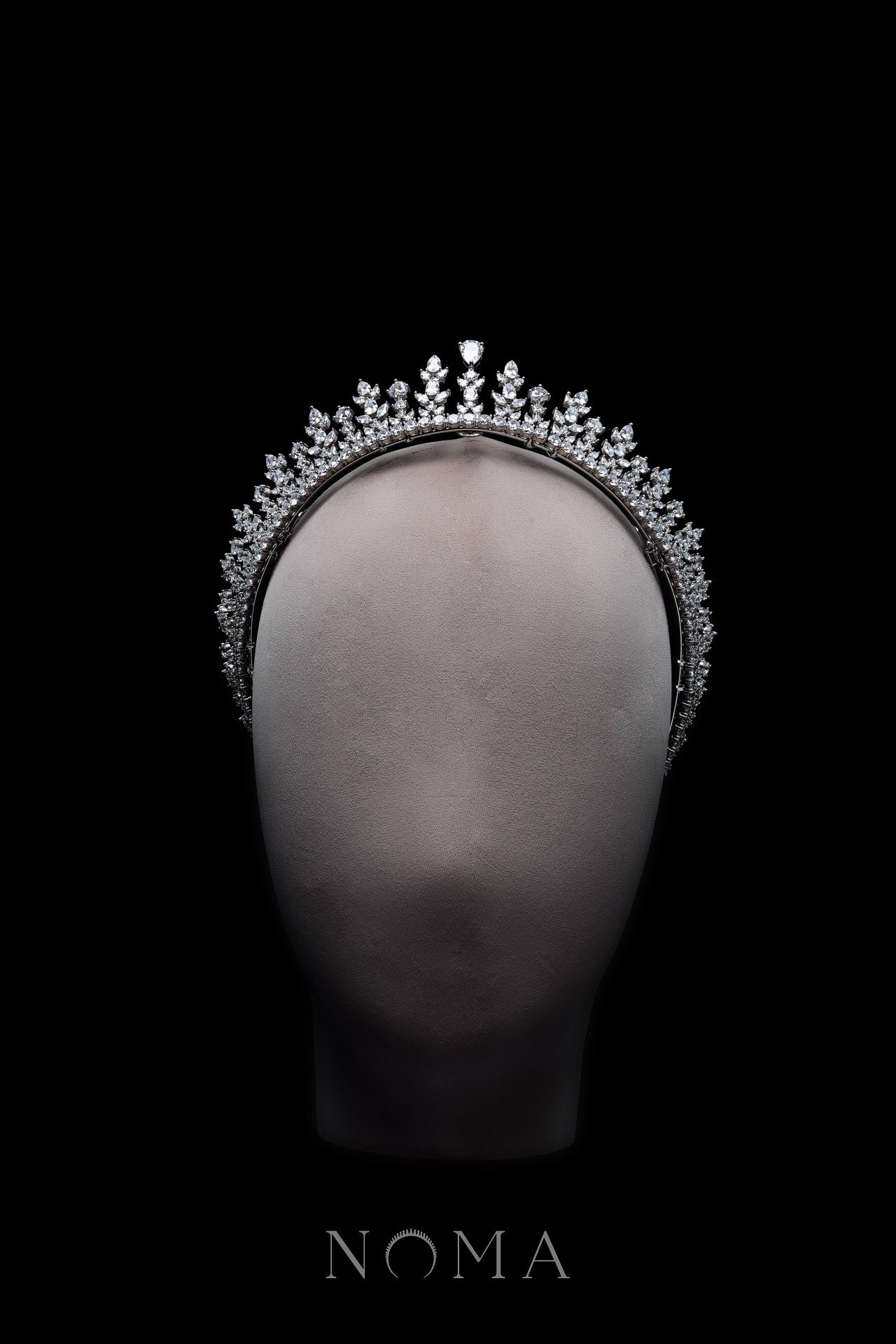 Queen Crown - Rhodium White Gold