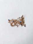 Crane Pagoda Flower Hairpin - Silver