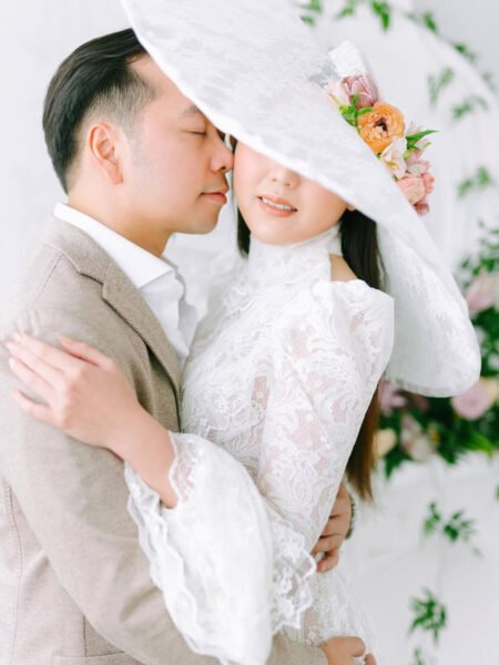 High Society Lace Hat - White