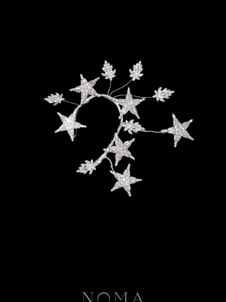 Night Sky Earpiece - White Gold (Left)