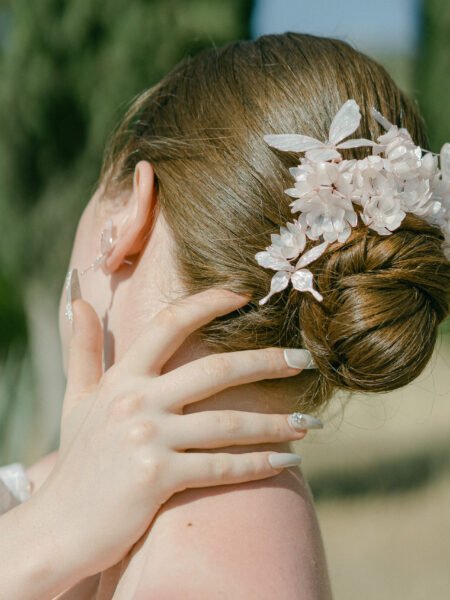 LR Peony Song Hairpin Set - Rose Gold, Pink (6 pcs)