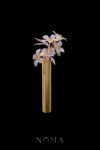 LR Pearly Small Jasmine Pin Set - Gold, Transparent (2 pcs)