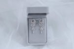Dance Floor Earrings - Rhodium White Gold