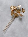 Ginkgo Garden Hairpin - 18k Yellow Gold