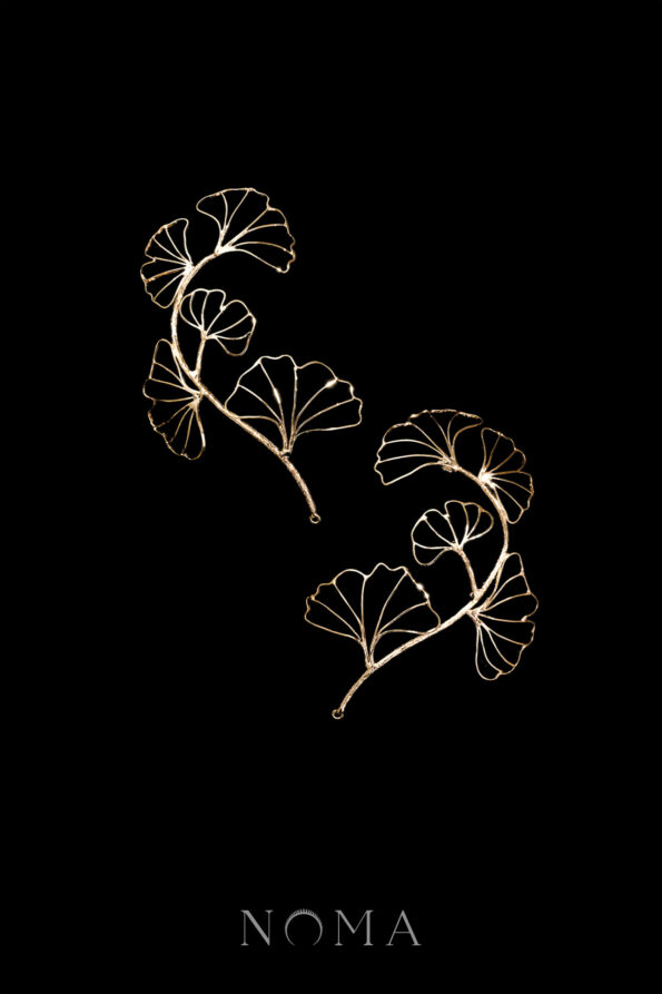 925-202300022-Ginkgo-Branches-Side-Hairvine-Pair-18k-Yellow-Gold-1-pair