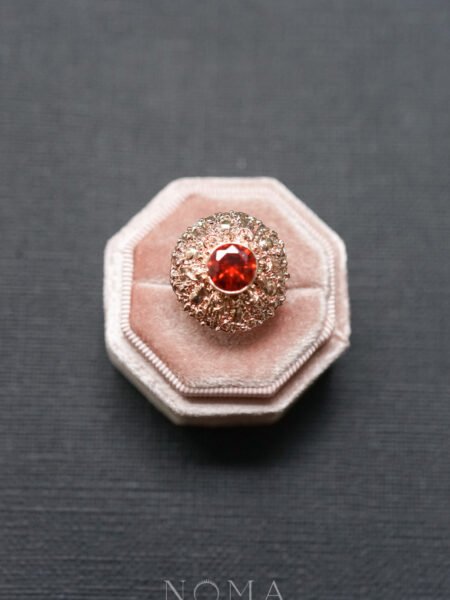 Kartini Ring - 18k Rose Gold, Ruby