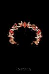 CHN-202300108-Colorful-Crane-Jade-Ginkgo-Pagoda-Hairvine-Set-Gold-Ruby-3-pcs