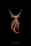Phoenix Wings Tail Hairvine - Gold, Red