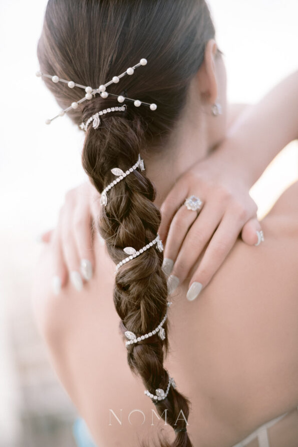 DJW-202300009-Marquise-Halo-Round-Hair-Chain-Rhodium-White-Gold-2