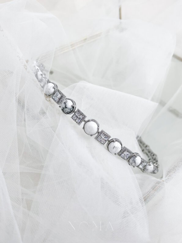 HBC-202200013-Marble-Princess-Halo-Headband-Rhodium-White-Gold