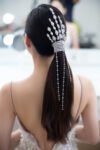 ACC-202100042-Oval-Shine-Ponytail-Haircomb-with-Chain-Set-White-Gold-2-pcs