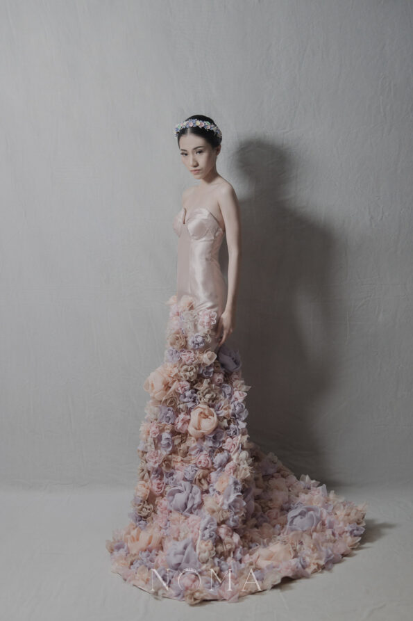 ACC-202200018-Colorful-Lavender-Pink-Clay-Flower-Blossom-with-Pistil-Headband-White-Silver-Purple-4