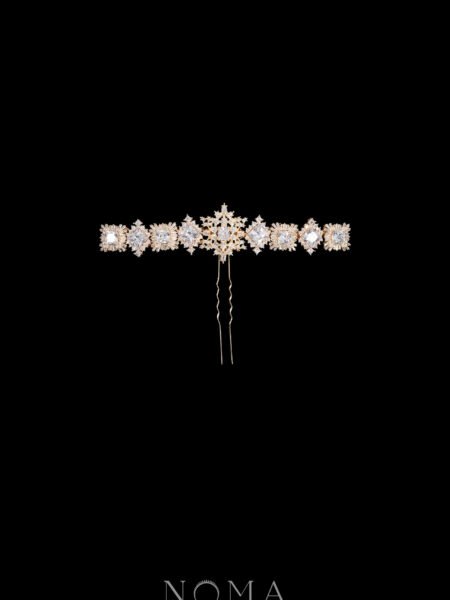 Royal Art Horizontal Hairpin - Gold