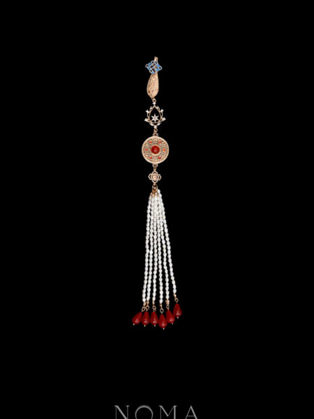 Ornamental Pendant Tassel - Gold, Red