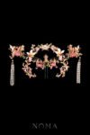 CHN-202400087-Colorful-Summer-Crane-Bird-Pagoda-Full-Set-Gold-Pink-4-pcs